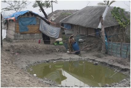 Village scene, Bangladesh