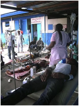 Abidjan, Médecins Sans Frontières has set up Emergency support in collaboration with the Ministry of Health in Abobo South Hospital. 