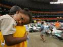 Photo: In the superdome after Hurricane Katrina