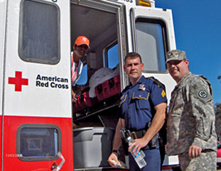 Photo: Emergency workers